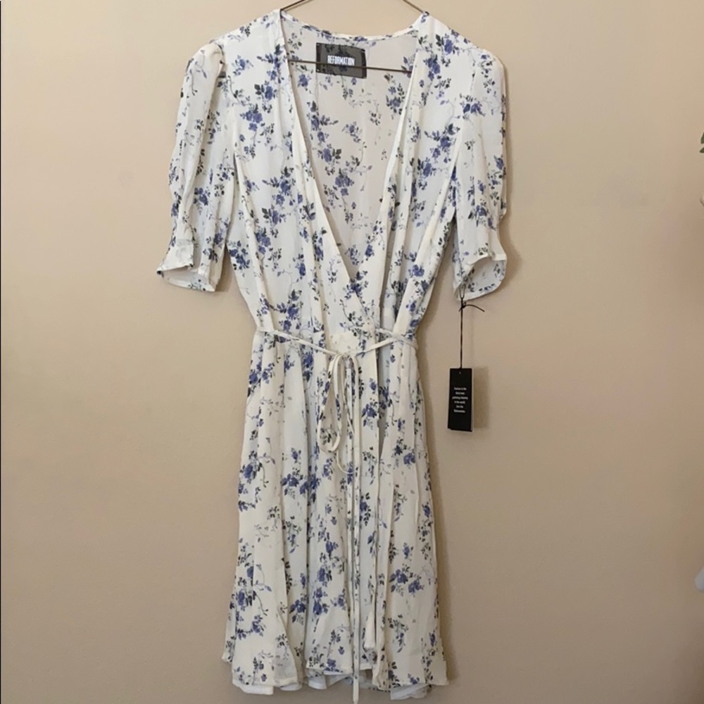 Reformation Lucky Dress in Madeline